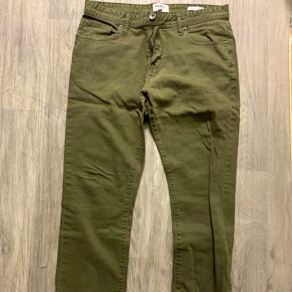 Olive green William rast jeans